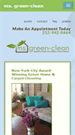 Mobile Screenshot of msgreenclean.com